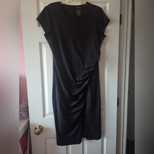 Nine West womens gathered bodycon dress size L